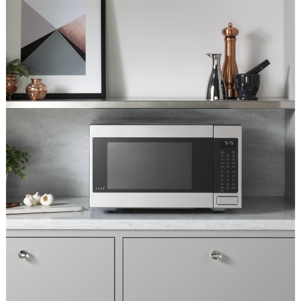 Ge smart deals countertop microwave